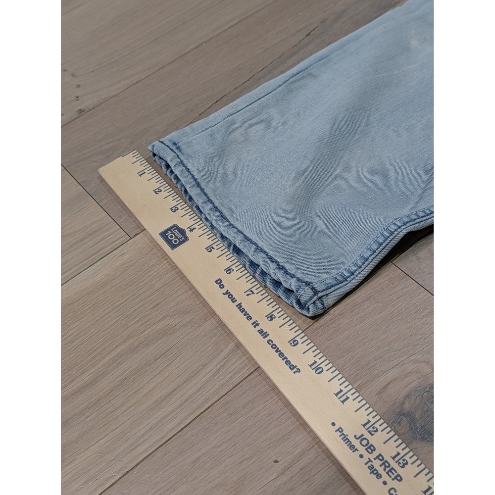 Buffalo David Bitton Driven Straight Leg Jeans | Men's 33x32 Light Wash Denim - Picture 8 of 12